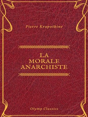 cover image of La Morale anarchiste (Olymp Classics)